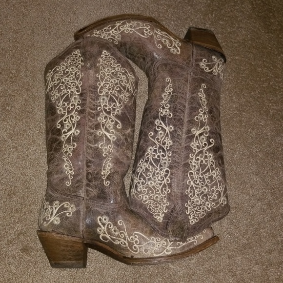 lace western boots